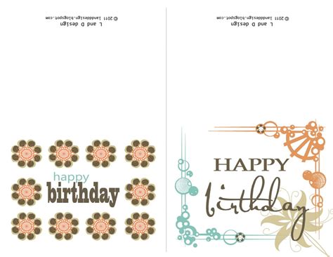 printable birthday cards  adults   printable