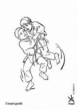 Judo Utsuri Goshi Coloriages Télécharge Imprime Partage sketch template