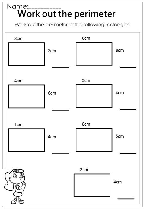 printable perimeter worksheets