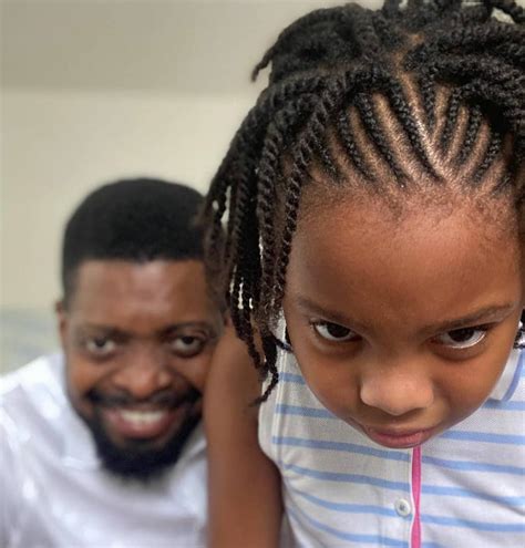 comedian basketmouth celebrates his first daughter amy
