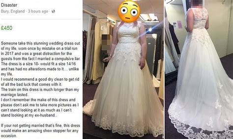 Furious Bride Sells Wedding Dress For £450 On Facebook Daily Mail Online