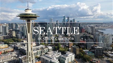 seattle city drone   aerial footage youtube