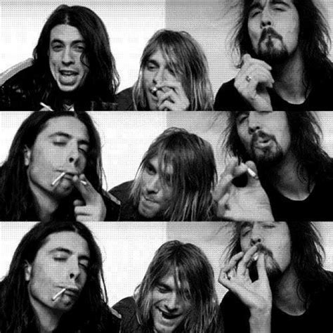 Dave Grohl Kurt Kurt Cobain Nirvana Image 577482 On
