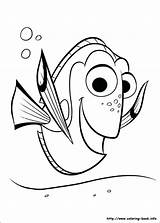 Dory Coloring Finding Pages Printable Getcolorings Colorin sketch template