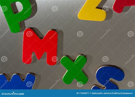 color letters stock image image  children yellow