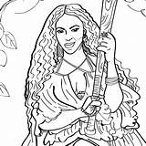 Beyonce Coloring Pages Printable Sheet Color Lemonade Drawing Print Getcolorings Getdrawings Sketch Template sketch template