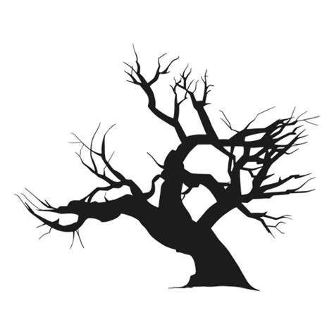 spooky tree silhouette clip art