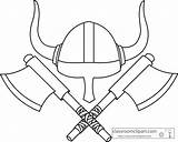 Helmet Vikings Outline Clipart Weapon Viking Drawing Axe Transparent Vector Classroom Gif Members Available Medium Getdrawings Background sketch template