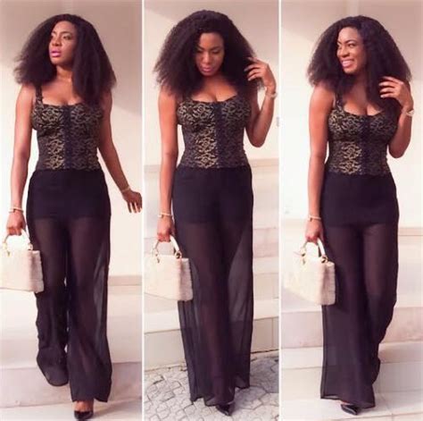 nollywood movie star chika ike steps out in style will you rock this outfit celebrities nigeria