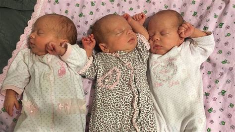 identical triplets born premature reunite  hospital staff  cared