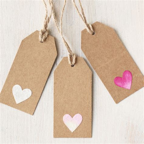 heart gift tag blank tag  gifts favours   markers