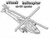 Helicopter Apache Coloring Pages sketch template