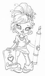 Coloring Pages Stamps Kratos Digi Digital Stamp Colorier Copic Mangas Dolls Marker Getdrawings Getcolorings Scrapbooking sketch template