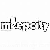 Meepcity Xcolorings Meep sketch template