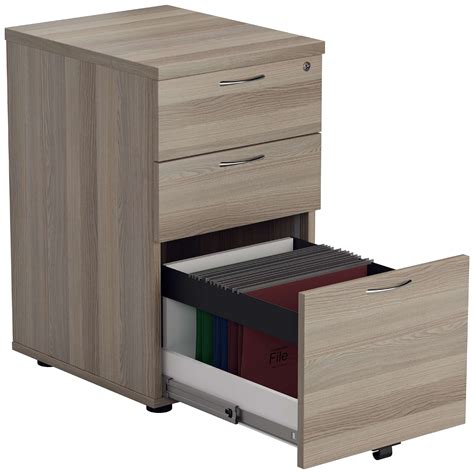 office essentials wooden  drawer  desk static pedestals