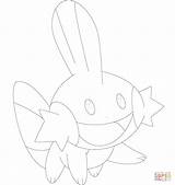 Coloring Mudkip Pages Pokemon Printable Getcolorings Drawing sketch template