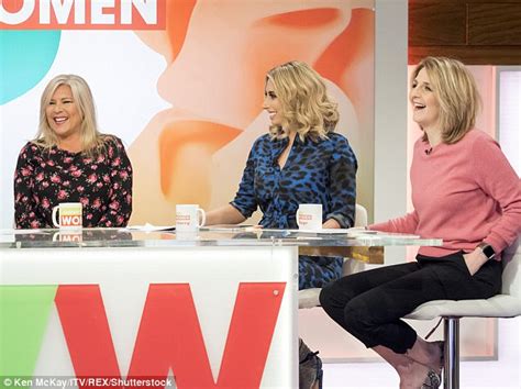 samantha fox looks giddy as she s asked about sex drive
