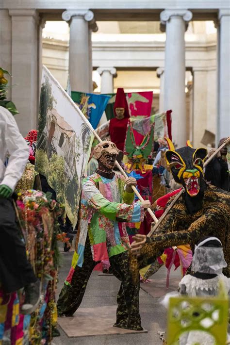 tate britain unveils  procession  major  installation  artist hew locke fad magazine