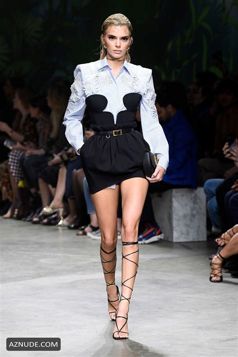 Kendall Jenner Sexy At The Versace Spring Summer 2020 Show During Milan