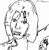 Warhol Jagger Mick Mickey sketch template