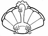 Coloring Pages Holiday Turkey sketch template