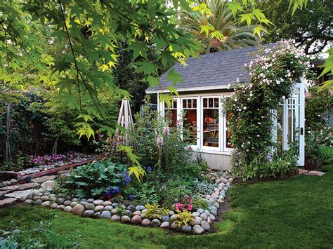 garden cottage greenhouse sunset magazine