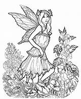 Coloring Pages Fairy Adults Adult Printable Getcolorings Print Colouring sketch template