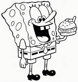 Coloring Spongebob Pages Patty Krabby Online sketch template