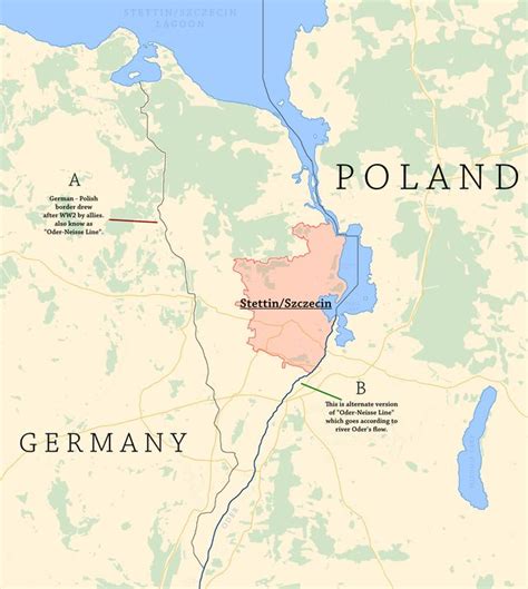 map showing  location  poland   major cities including
