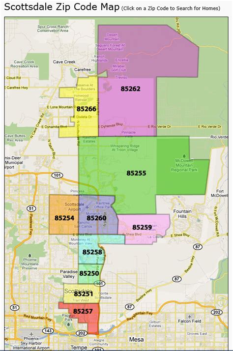 25 Scottsdale Map With Zip Codes Map Online Source