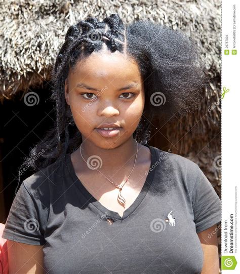 African Young Woman Editorial Stock Image Image 29757004