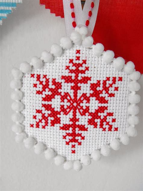 ruby murrays musings cross stitch christmas tree ornaments