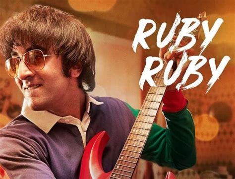 sanju ruby ruby song this ar rahman audio track is laced with all