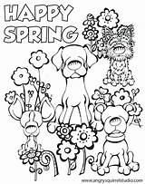 Spring Coloring Pages Break Printable Getcolorings Color Print sketch template