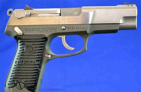 ruger model p mm semi auto pistol hc  sale  gunauctioncom