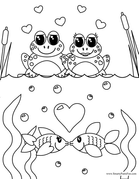 smarty pants fun printables valentines coloring page