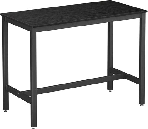 zwarte bartafel hoge tafel met stevig metalen frame  cm hoog zwart bolcom