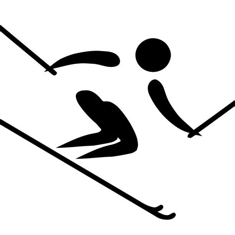 skier logo    clipartmag