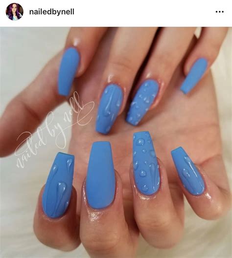 nailedbynell raindrop manicure luxpolish manicure nail designs nails