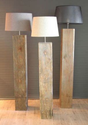 staande vloer lamp massief hout  cm hoog staanlamp pinterest massief hout hout en