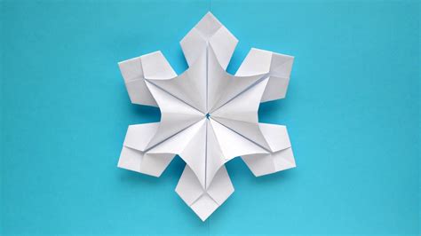 Nice Paper Snowflake Origami Craft For Christmas Easy Tutorial Diy