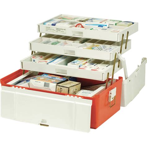 plano  extra large front access  tray medical box