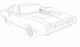 Dodge Charger Coloring Fast Pages Car 1970 Cars 1969 R34 Skyline Furious Drawing Challenger Drift Toretto Dom Drawings Brian Color sketch template