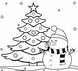 Kerstboom Choinka Kerstbomen Snowman Kolorowanki Sneeuwman Kleurplaten Druku Associated sketch template