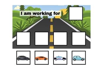 car token board  individualized visuals teachers pay teachers