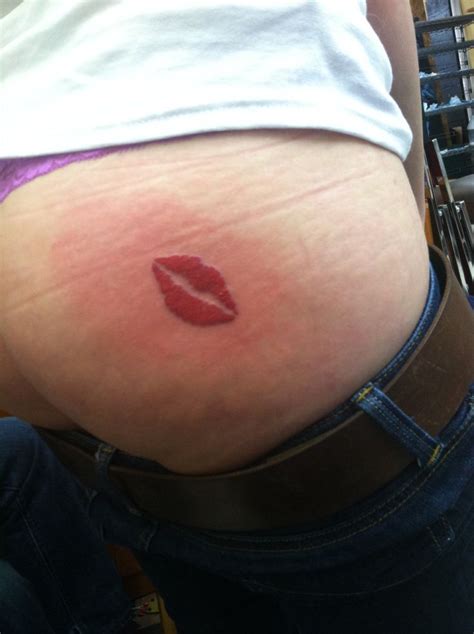 Kiss My Ass Tattoo Big Lady Sex