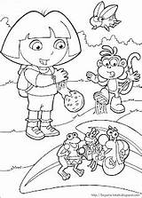 Coloring Dora Pages Cookie Exploratrice Sticky Printable Do Explorer Book Categories sketch template