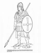 Soldier Medieval Drawing Getdrawings Knights sketch template