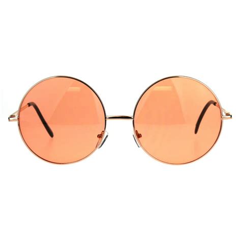sa106 groovy oversize color round circle lens hippie sunglasses