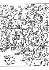 Sinterklaas Bovenbouw Volwassenen Moeilijk Winkelcentrum Kerst Moeilijke Archidev Printen Paaskleurplaat Het Aankomst Kleuren Knutselen Puzzels Nummer Simpel sketch template